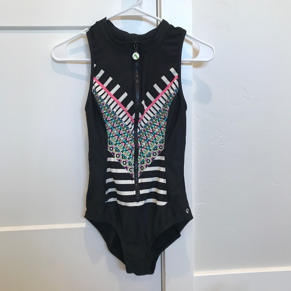 aztec one piece swim suit